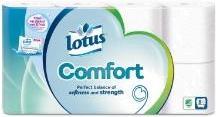 Image du produit Antalis Papier hygiénique Lotus Comfort 3 plis 18,45m 56rouleaux/carton - (56 rouleaux par carton)