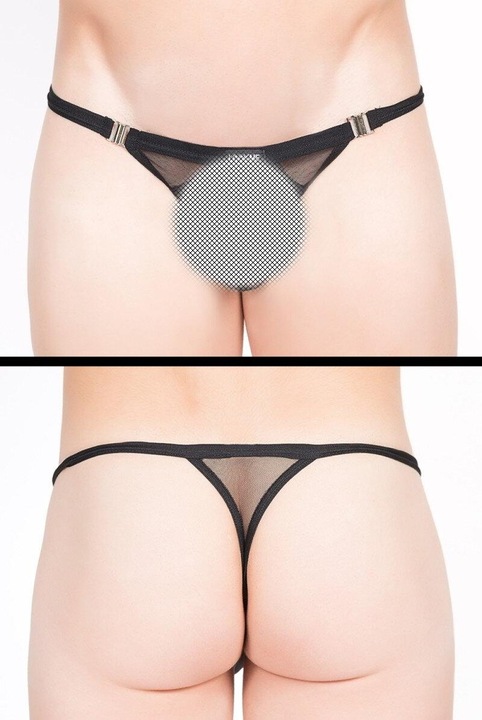 Image du produit Look Me String pour homme en noir (L)