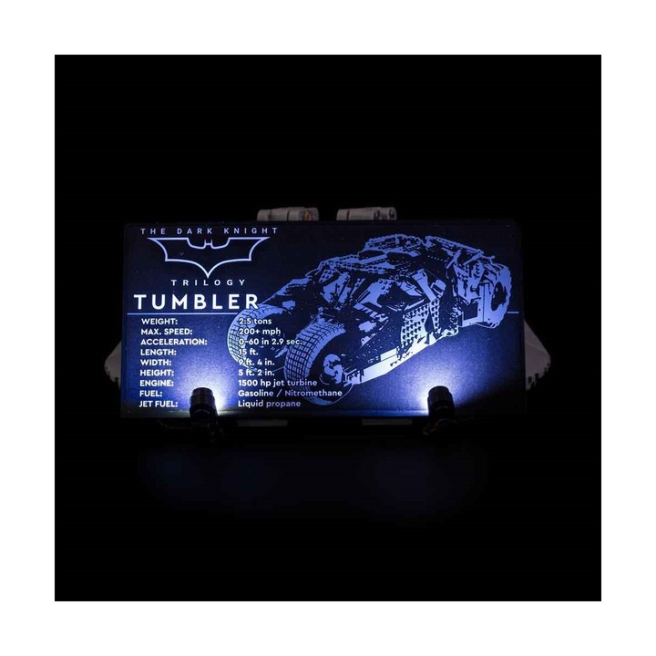 Image du produit Light my bricks Set de lumière LED pour LEGO DC Batman - Batmobile Tumbler