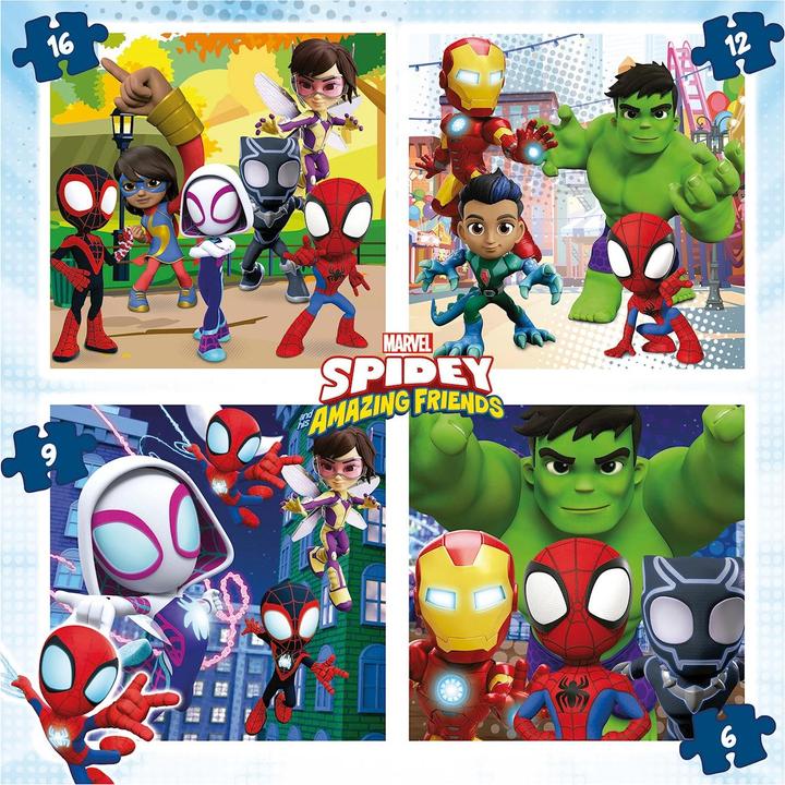 Produktbild Educa Disney Spidey 6/9/12/16 Teile Puzzle (43 Teile)