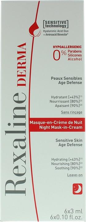 Image du produit Rexaline Derma Night Mask-in-Cream (masque de nuit) (18 ml)