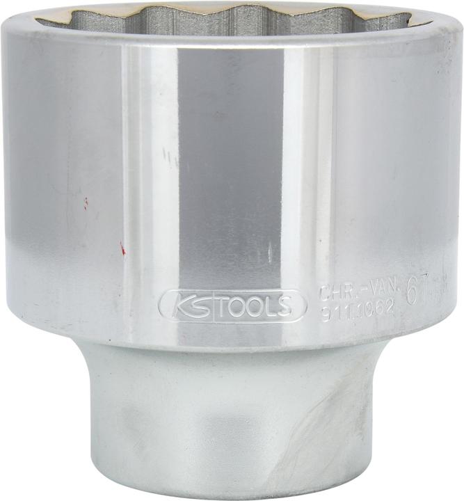 Produktbild KS Tools 1" 12-Kant-Stecknuss kurz (67 mm)