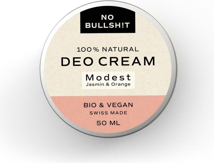 Produktbild NO BULLSH!T Deo Cream Modest (Crème, 50 ml)