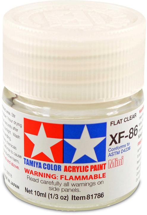 Actual product image Tamiya M-Acr.XF-86 Flat Clear