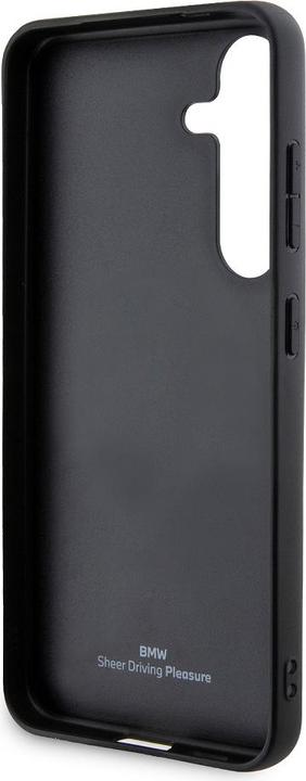 Produktbild BMW BMHCS23RCGPK S921 czarny/black hardcase Signature Leather Crossing Lines Pattern (Samsung Galaxy S24)