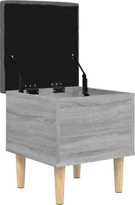 Immagine prodotto VidaXL Panca con contenitore Grigio Sonoma 42x42x46 cm (42 cm)