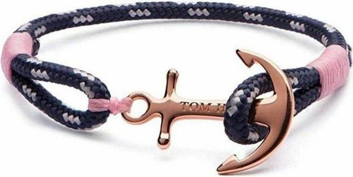 Tom Hope Rose Gold Armband - TM0142 (18 cm, Gold, Kunststoff, Silber)