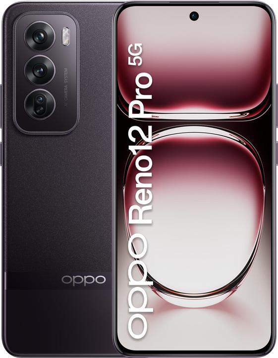 OPPO Reno12 Pro 5G 12Gb 512Gb 6.7' (512 GB, Nebula Black, 6.70", Dual SIM, 5G)