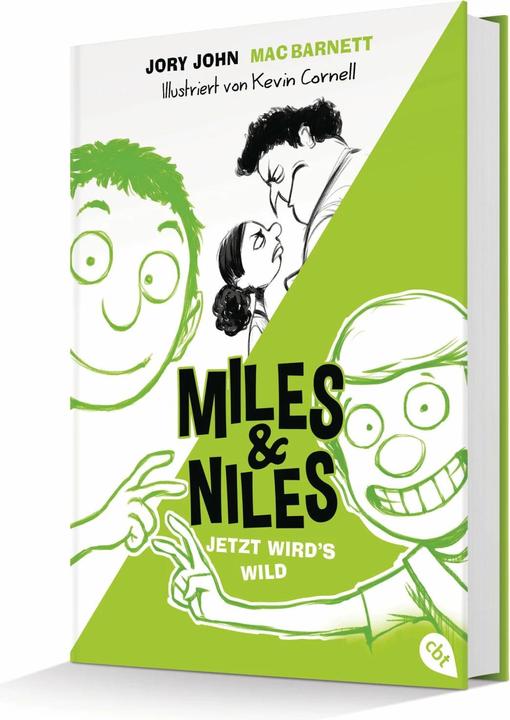 Productafbeelding Miles & Niles - Jetzt wird's wild (Duits, Mac Barnett, 2017)