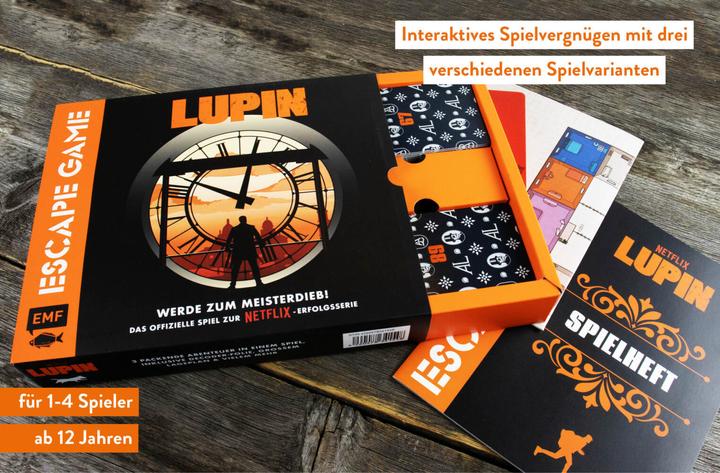 Produktbild Lupin: Escape Game – Das offizielle Spiel zur Netflix-Erfolgsserie! Werde zum Meisterdi (Deutsch)