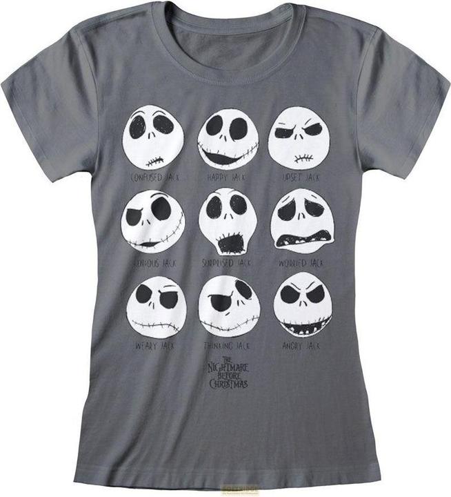 Actual product image The Nightmare Before Christmas Many Faces Of Jack (Fitted) (S)