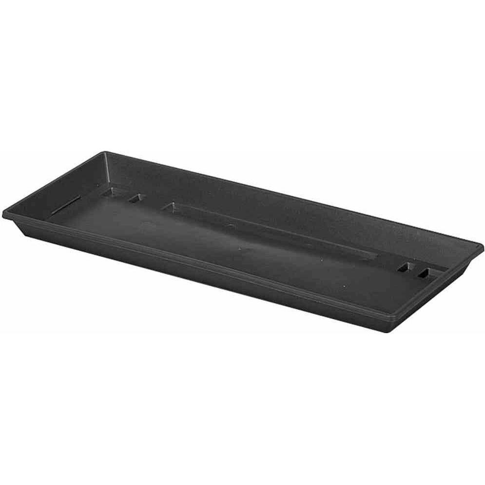 Geli, Blumentopf Zubehör, Blumenkastenuntersetzer Kunststoff fr 80x17 cm Kasten anthrazit