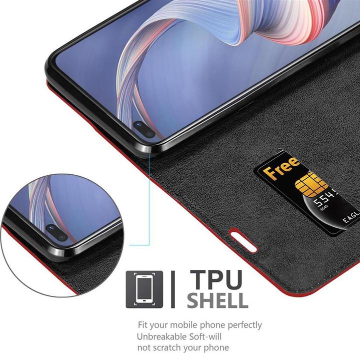 Actual product image Cadorabo Book Invisible Magnet Cover (Oppo A92s)