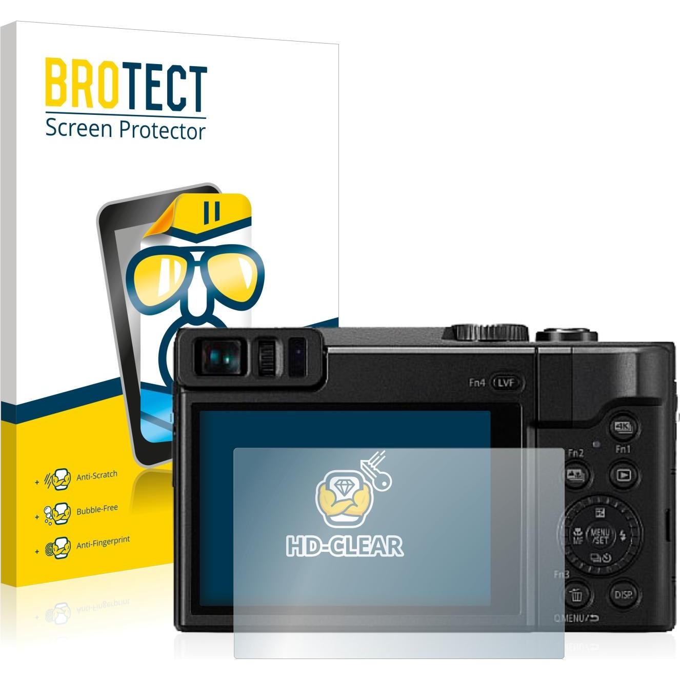 BROTECT Schutzfolie Displayschutz Klar (Displayschutz, Lumix DC-TZ91), Kameraschutz, Transparent