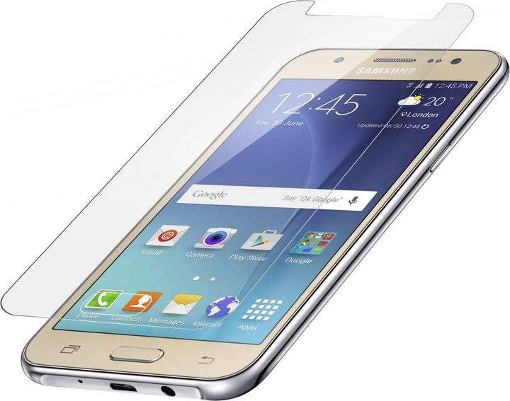 Actual product image Avizar Crystal clear film, glass screen protector (1 Piece, Samsung Galaxy J5)