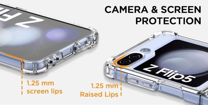 Image du produit Screenguard Étui magnétique Samsung Galaxy Z Flip5 Clear Case MagSafe Cover (Samsung Galaxy Z Flip5)