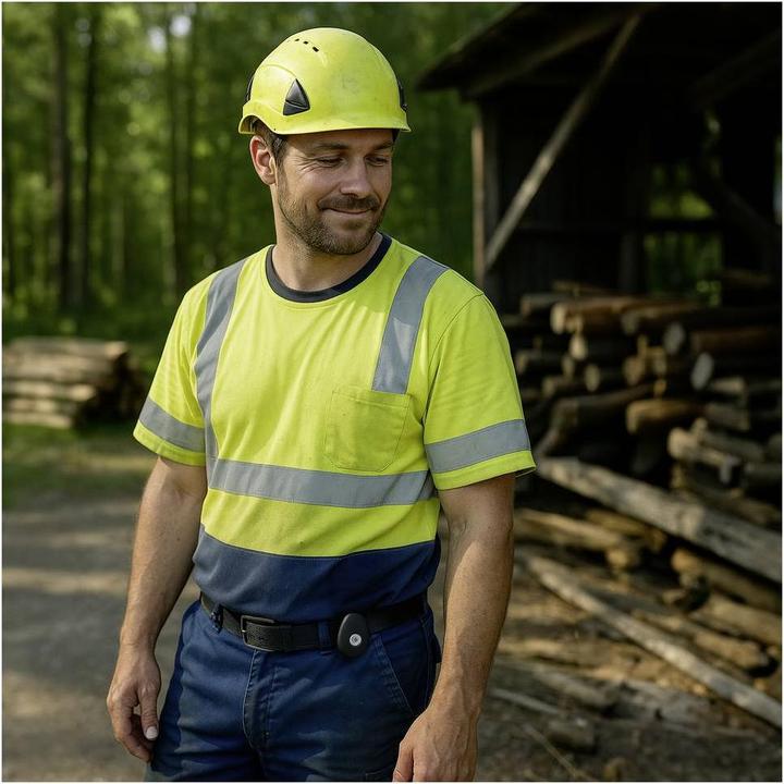 Produktbild MiniFinder Pico 4G Persönlicher Alarm-Schlüsselanhänger Schwarz (Android, iOS)