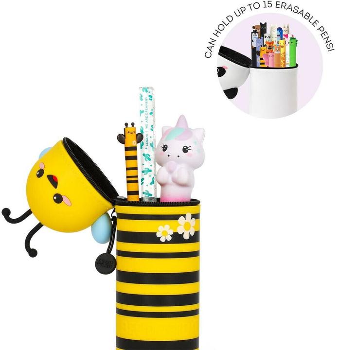 Produktbild Legami Kawaii 2-in-1 Silicone Pencil Case Biene, Federmäppchen, Mäppchen, Stiftehalter, KA0021