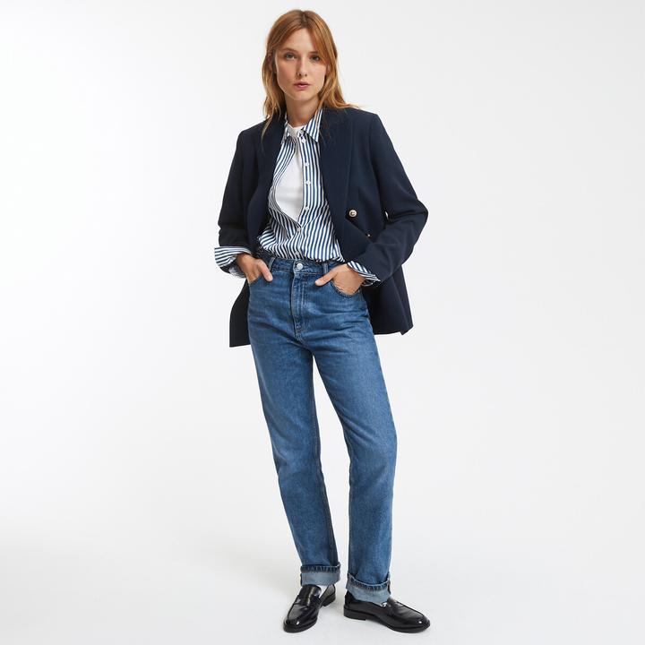 Actual product image La Redoute Collections Straight blazer Signature AURIANE in officer style (44)