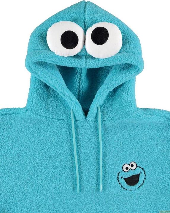 Immagine prodotto Difuzed Sesame Street - Felpa con cappuccio Cookie Monster Teddy - M (M)