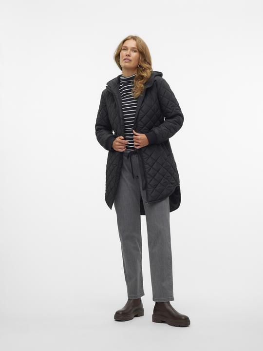 Produktbild Mamalicious Rundhals Gerippte Ärmelbündchen Steppjacke Jacke (L)
