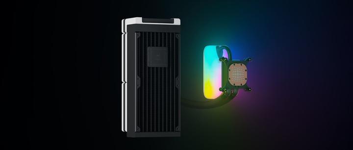 Actual product image Hyte Q60 240mm (black/white)