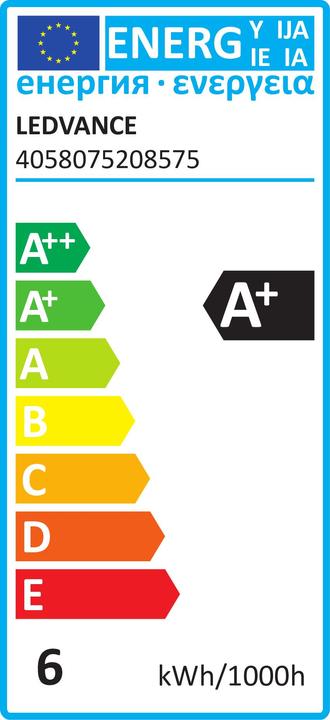 Label énergétique Ledvance Smart+ (E27, 6 W, 806 lm, 1 x, E)