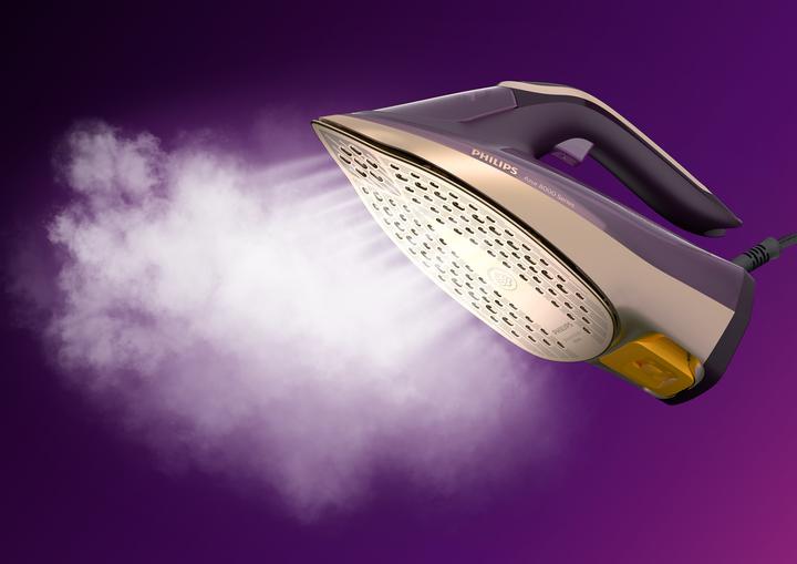 Actual product image Philips DST8040/30 iron Steam iron SteamGlide Elite soleplate Lilac (3000 W, 260 g/min)