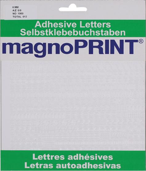 Produktbild Magnoprint Selbstklebebuchstaben