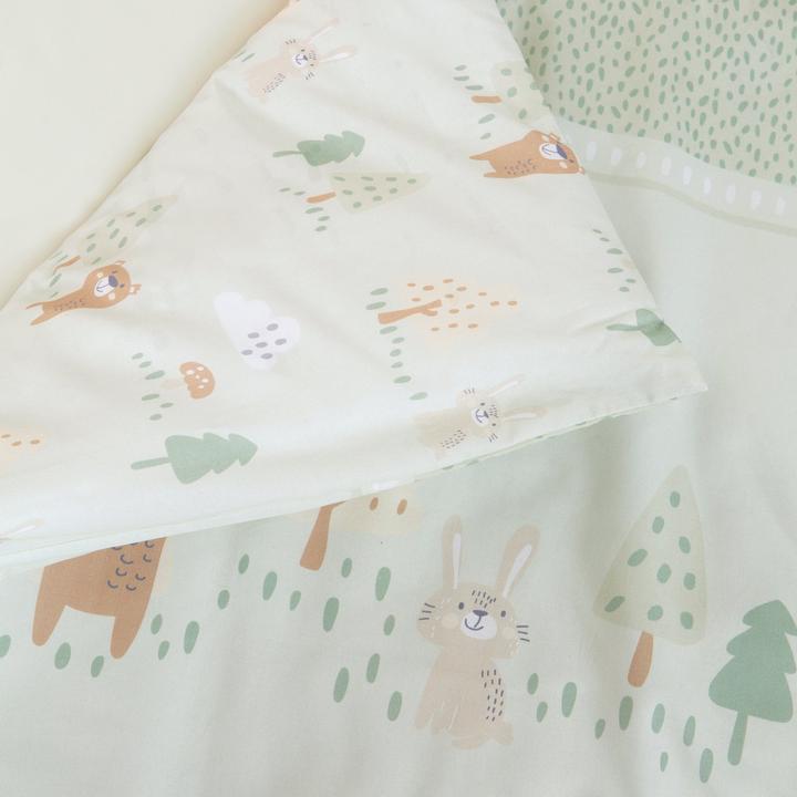 Produktbild Roba Wiegenset 2-teilig Woodland Buddies (35 x 40 cm, 80 x 80 cm)