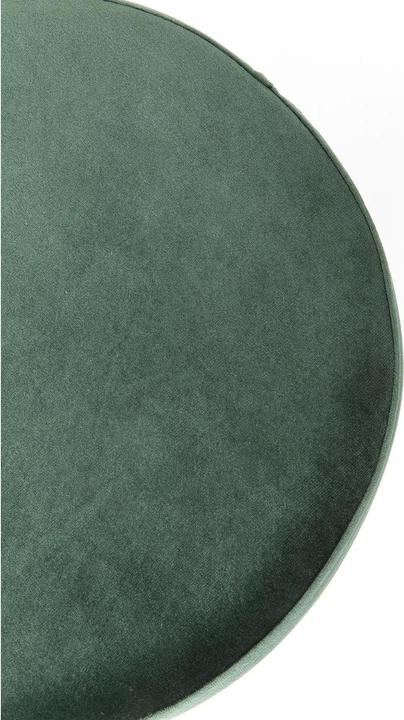 Actual product image Kare Design Stool Cherry Dark Green Brass Ø35cm