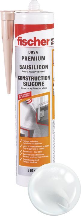 Actual product image Fischer Building silicone (0.37 kg, Transparent)