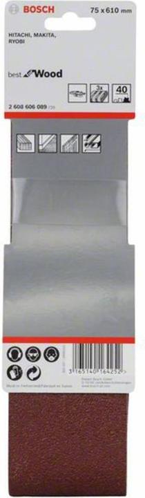 Productafbeelding Bosch Professional Zubehör Schuurband korrel 40 (L x B) (40)