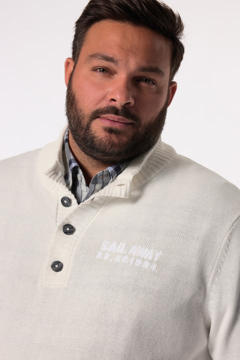 Produktbild Men+ Troyer, Zippkragen, Knopfleiste, Stick (L)