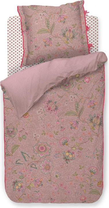 PIP Studio Mumbai Morning Bettwäsche pink 135x200cm (1 Stück) (Bettwäsche Set, 135 x 200 cm)