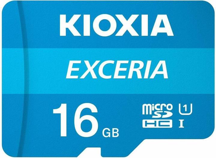 Produktbild Kioxia Exceria microSDHC 16GB Class 10 UHS-1 (16 GB, microSDHC, U1, UHS-I)