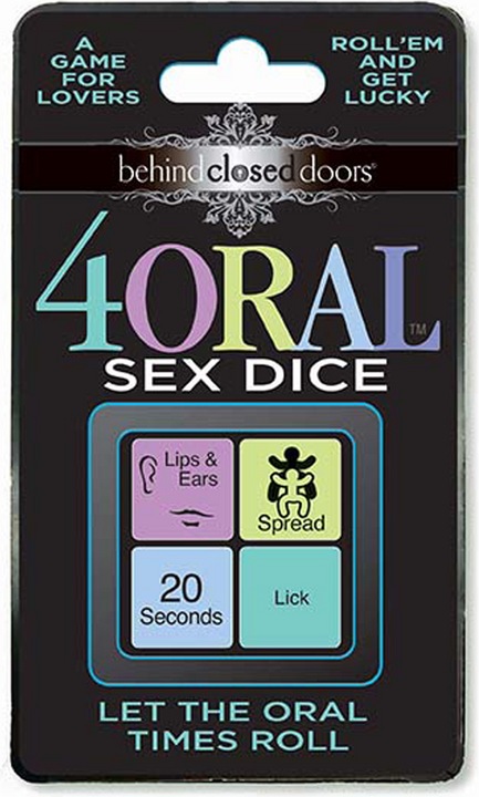 Actual product image Little Genie Productions 4 Oral Sex Dice (Dice games, English)
