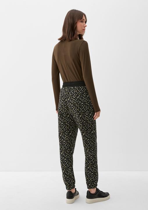 Immagine prodotto s.Oliver Hose Sweatpants mit Allovermuster (44)