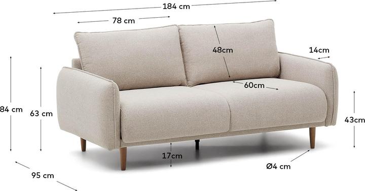 Produktbild Kave Home Carlota (2-Sitzer)