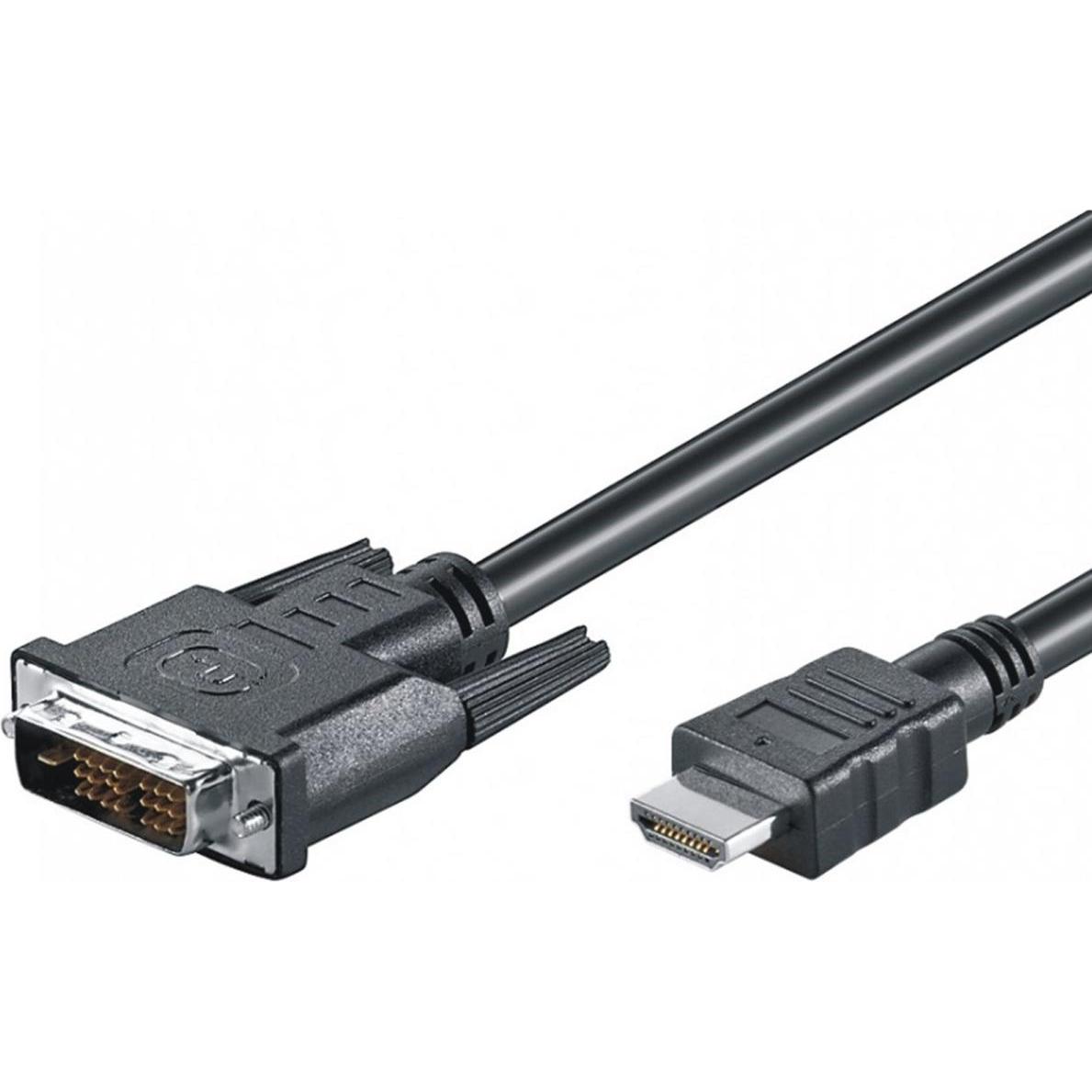 M-Cab HDMI (Typ A) — DVI (2 m, HDMI, DVI), Video Kabel