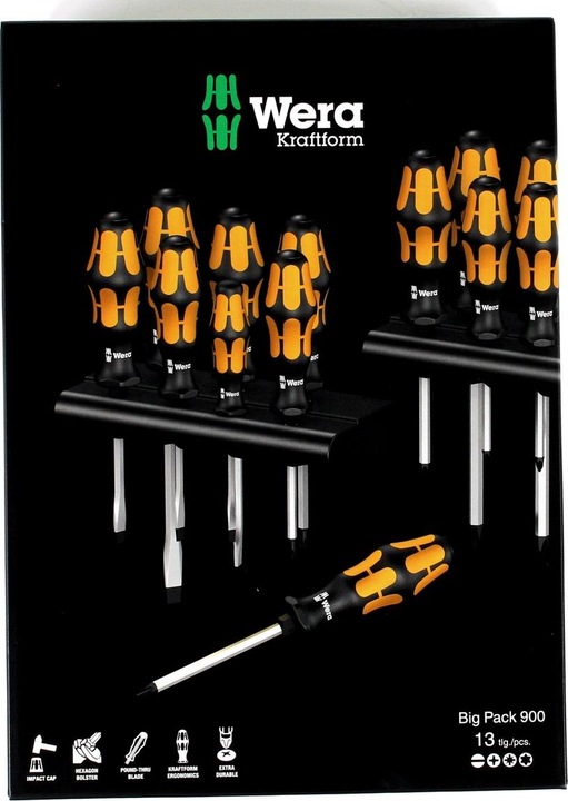 Actual product image Wera Kraftform Big Pack 900 (Torx (TX))
