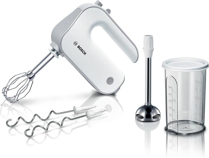 1 x beater insert, Mixing and measuring beaker with lid, Blender attachment, Beater