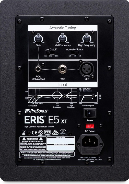 Produktbild PreSonus Eris E5 XT (Aktiv, 1 Stk., 1x 80 W)