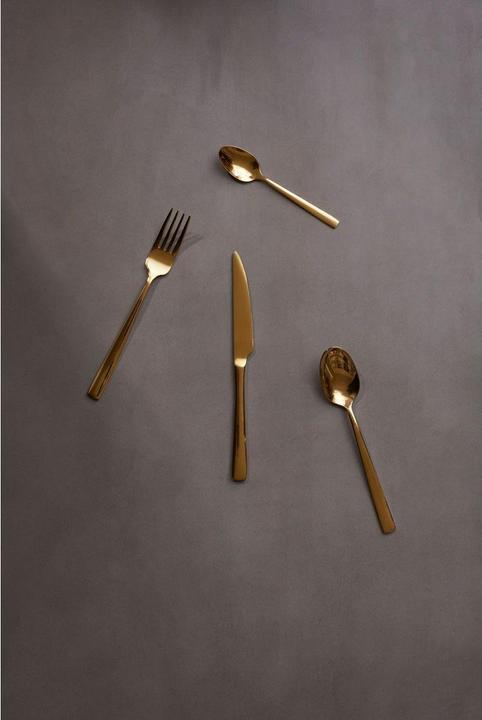 Immagine prodotto Fifty five south Set di posate Avie Glow Gold - 16 pezzi (16 pz., Set di posate)