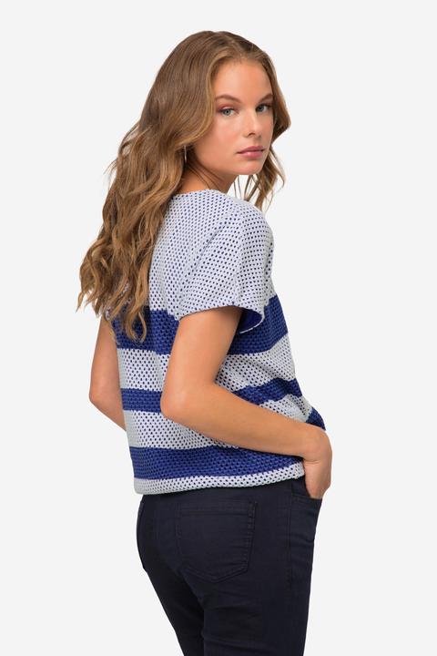 Produktbild Laurasøn Sweatshirt, oversized, doppellagig, Streifen (M)