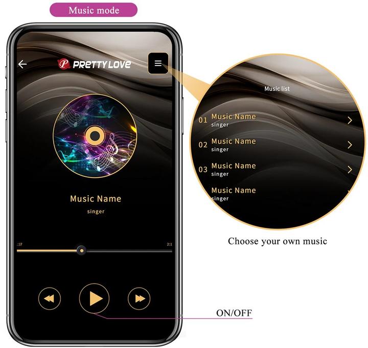 Produktbild Pretty Love Abner VibroEi mit AppSteuerung