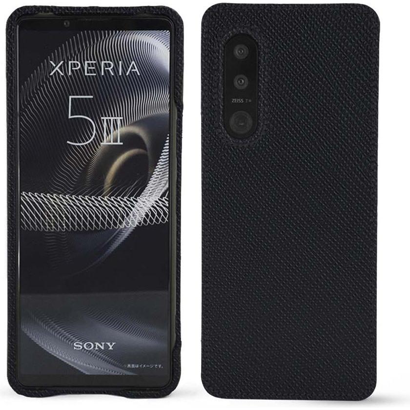 Thumbnail - Noreve Lederschutzhülle (Sony Xperia 5 III), Smartphone Hülle, Schwarz