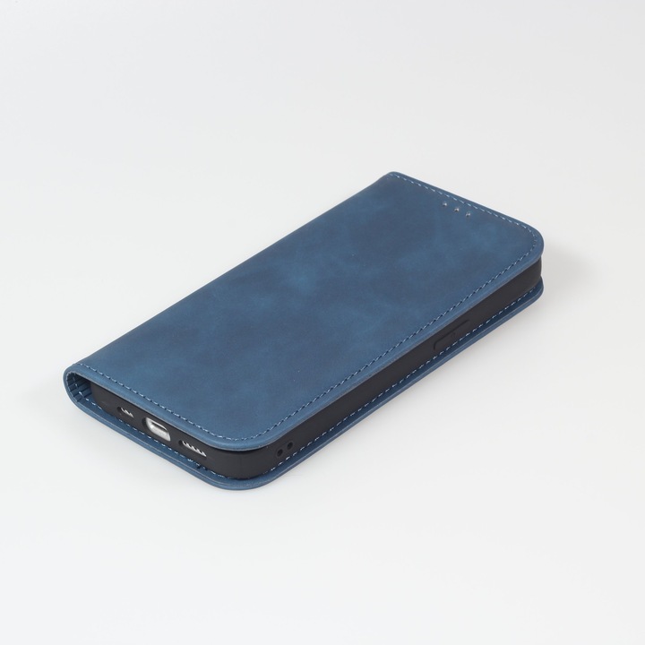 Immagine prodotto PhoneLook Borsa in pelle con portafoglio a ribalta vintage con chiusura magnetica e porta carte di credito (Apple iPhone 15)