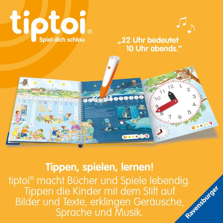 Actual product image tiptoi Meine Lern-Spiel-Welt: Uhr und Zeit (German, Heike Tober, Silke Voigt, 2024)
