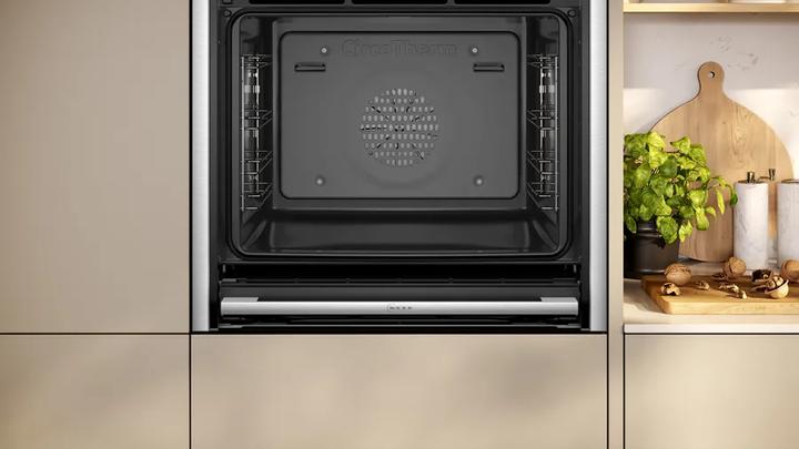 Actual product image Neff N 90, Built-in oven with added steam function, 60 x 60 cm, Stainless steel, B64VS31N0